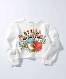 STELLA McCARTNEY (ステラマッカートニー) Kids & Junior グラフィックブランドロゴ長袖スウェットプルオーバー