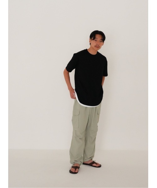 【セール】シャカシャカ パンツ ナイロン イージーパンツ カーゴパンツ ユニセックス（カーゴパンツ）｜Bargiee（バージー）