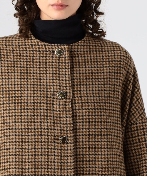 Mackintosh（マッキントッシュ）の「MACKINTOSH NEW HUMBIE ノーカラーコート（ノーカラーコート・レディース・ダークブラウン・6）」の7枚目の写真