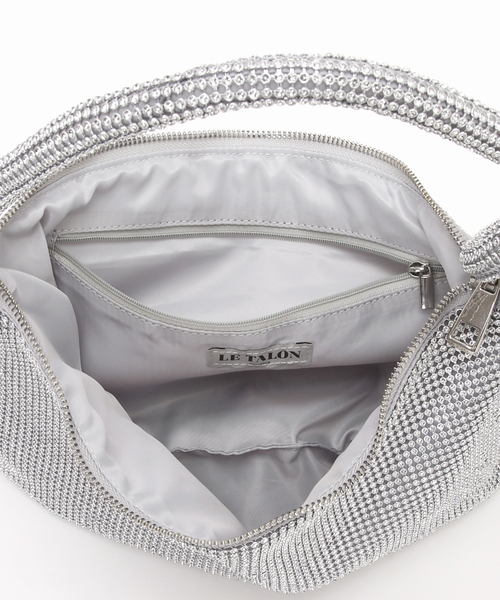 LE TALON（ルタロン）の「LE TALON ミニビジューBAG（ハンドバッグ・レディース・モスグリーン/シルバー・FREE）」の6枚目の写真