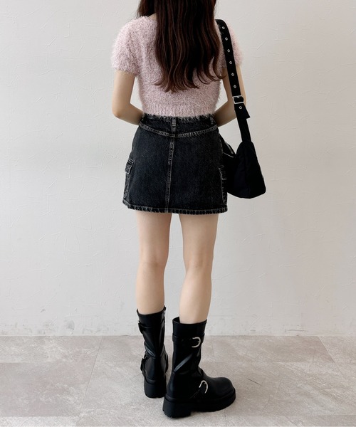 Heather（ヘザー）の「Denim Mini Skirt　994784（デニムスカート・レディース・ブルー/ブラック/ブルー系・S/M）」の20枚目の写真