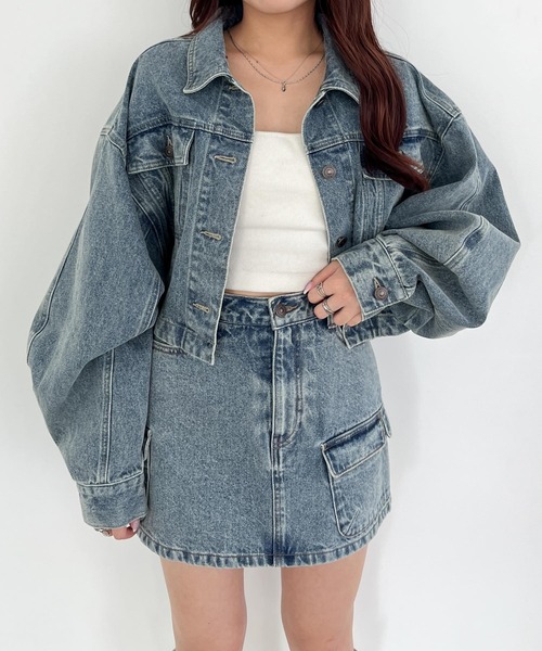 Heather（ヘザー）の「Denim Mini Skirt　994784（デニムスカート・レディース・ブルー/ブラック/ブルー系・S/M）」の11枚目の写真