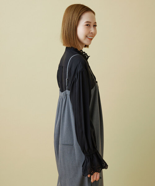 SLOBE IENA（スローブイエナ）の「カット刺しゅうブラウス（シャツ