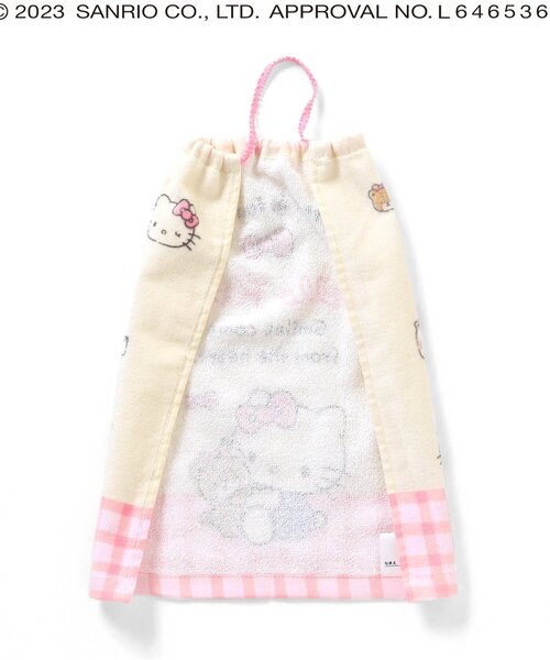 sanrio(サンリオ)の「【サンリオ】おりこうタオル(タオル・キッズ・オフホワイト/ピンク・FREE)」の6枚目の写真