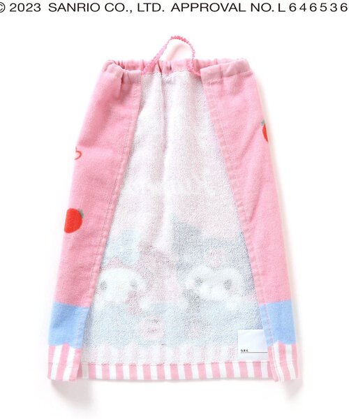 sanrio(サンリオ)の「【サンリオ】おりこうタオル(タオル・キッズ・オフホワイト/ピンク・FREE)」の7枚目の写真