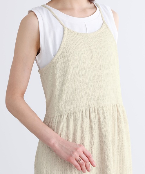n'OrLABEL(ノアールレーベル)の「『コクーンキャミワンピース』(ワンピース・レディース・ネイビー/ブラック/クリーム・2/1)」の12枚目の写真