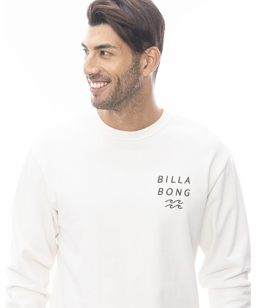 BILLABONG(ビラボン)の「BILLABONG メンズ ONE TIME トレーナー 【2024年春夏モデル】/ビラボン バックプリントスウェットトレーナー(スウェット・メンズ・アイボリー/ブルー/チャコールグレー・X-LARGE/LARGE/MEDIUM)」の4枚目の写真