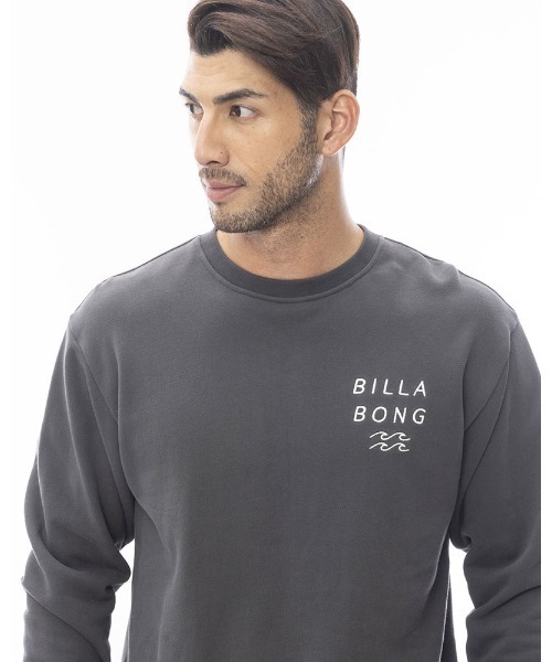 BILLABONG(ビラボン)の「BILLABONG メンズ ONE TIME トレーナー 【2024年春夏モデル】/ビラボン バックプリントスウェットトレーナー(スウェット・メンズ・アイボリー/ブルー/チャコールグレー・X-LARGE/LARGE/MEDIUM)」の8枚目の写真