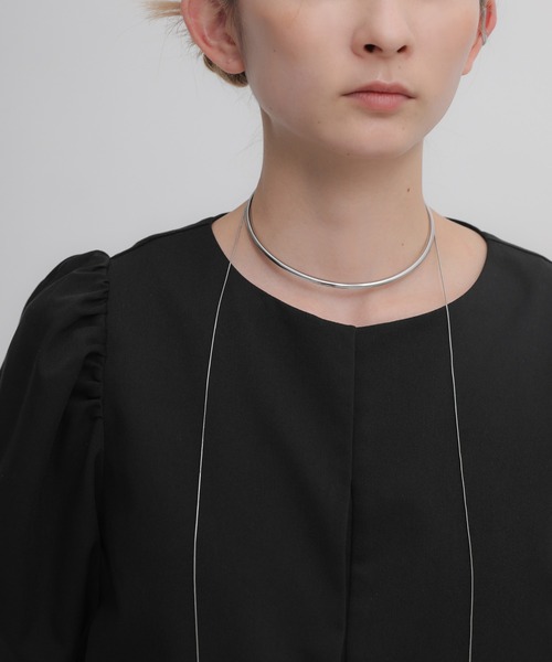 select MOCA（セレクトモカ）の「ラリエット風ネックカフ（ネックレス・レディース・シルバー/ゴールド・FREE）」の8枚目の写真
