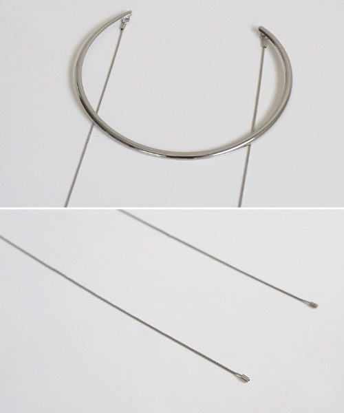 select MOCA（セレクトモカ）の「ラリエット風ネックカフ（ネックレス・レディース・シルバー/ゴールド・FREE）」の18枚目の写真