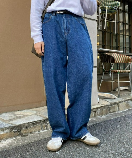 GEVACO（ゲバコ）の「【GEVACO / ゲバコ】12.5ozワイドデニムパンツ(セットアップ対応)（デニムパンツ・メンズ・スカイブルー/ブラック/ブルー・MEDIUM/LARGE）」の15枚目の写真