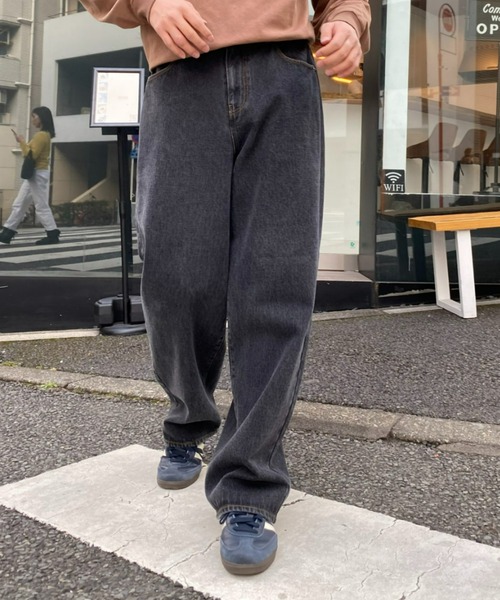 GEVACO（ゲバコ）の「【GEVACO / ゲバコ】12.5ozワイドデニムパンツ(セットアップ対応)（デニムパンツ・メンズ・スカイブルー/ブラック/ブルー・MEDIUM/LARGE）」の10枚目の写真