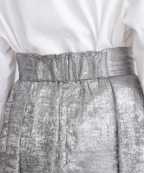 N.(N. Natural Beauty Basic)(エヌエヌナチュラルビューティーベーシック)の「【S Size Line】◆ギャザーイージースカート(スカート・レディース・シルバー/ブラック/シルバー系その他・MEDIUM/SMALL)」の22枚目の写真