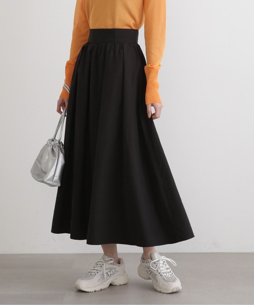 N.(N. Natural Beauty Basic)(エヌエヌナチュラルビューティーベーシック)の「【S Size Line】◆ギャザーイージースカート(スカート・レディース・シルバー/ブラック/シルバー系その他・MEDIUM/SMALL)」の4枚目の写真