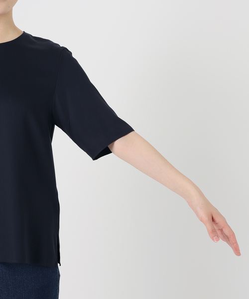 IENA（イエナ）の「キュプラナイロンサテンTブラウス（シャツ