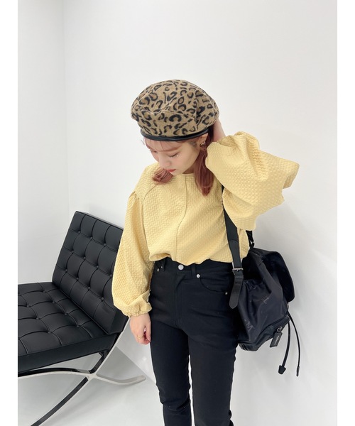 JUMELLE(ジュメロ)の「【ボリュームスリーブ】cord piping blouse(シャツ/ブラウス・レディース・ホワイト/ブラック/イエロー・MEDIUM)」の22枚目の写真