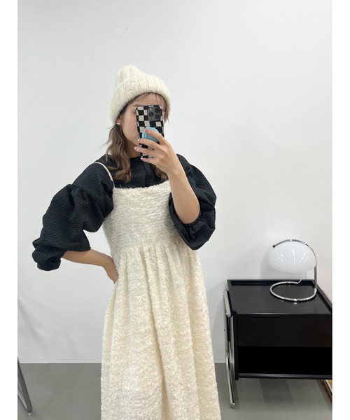 JUMELLE(ジュメロ)の「【ボリュームスリーブ】cord piping blouse(シャツ/ブラウス・レディース・ホワイト/ブラック/イエロー・MEDIUM)」の17枚目の写真