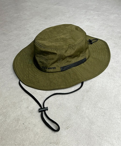 KRIFF MAYER（クリフメイヤー）の「アドベンチャーハット（ハット・レディース・ダークグリーン/ブラック・FREE）」の5枚目の写真