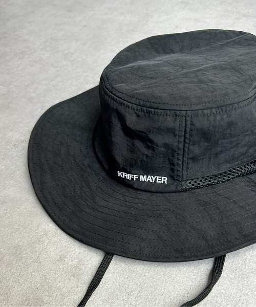 KRIFF MAYER（クリフメイヤー）の「アドベンチャーハット（ハット・レディース・ダークグリーン/ブラック・FREE）」の7枚目の写真