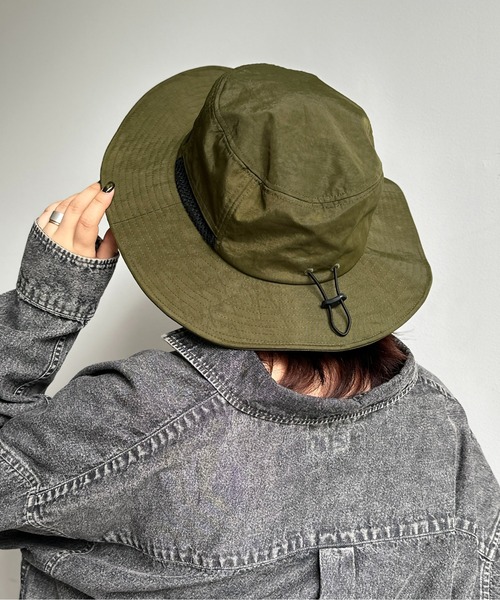 KRIFF MAYER（クリフメイヤー）の「アドベンチャーハット（ハット・レディース・ダークグリーン/ブラック・FREE）」の9枚目の写真