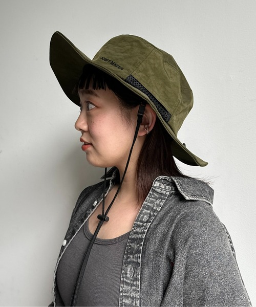 KRIFF MAYER（クリフメイヤー）の「アドベンチャーハット（ハット・レディース・ダークグリーン/ブラック・FREE）」の10枚目の写真