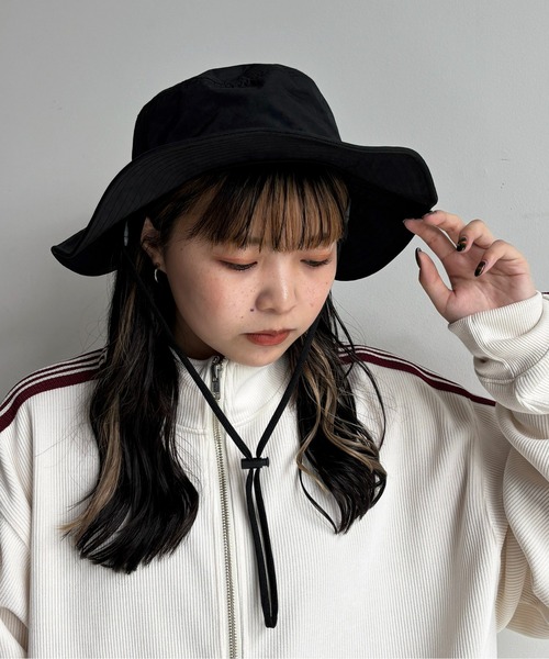 KRIFF MAYER（クリフメイヤー）の「アドベンチャーハット（ハット・レディース・ダークグリーン/ブラック・FREE）」の12枚目の写真