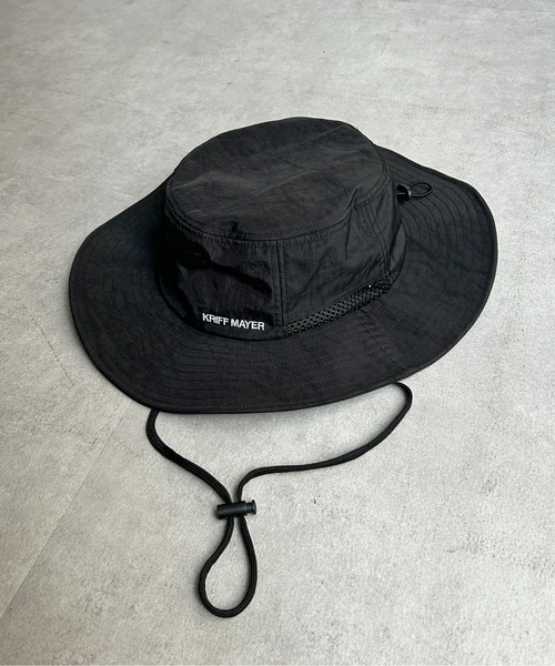 KRIFF MAYER（クリフメイヤー）の「アドベンチャーハット（ハット・レディース・ダークグリーン/ブラック・FREE）」の6枚目の写真