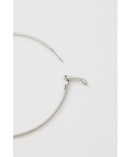 SLY（スライ）の「THIN HOOP P EARRING シン フープピアス イヤリング（ピアス（両耳用）・レディース・ゴールド/シルバー・FREE）」の7枚目の写真