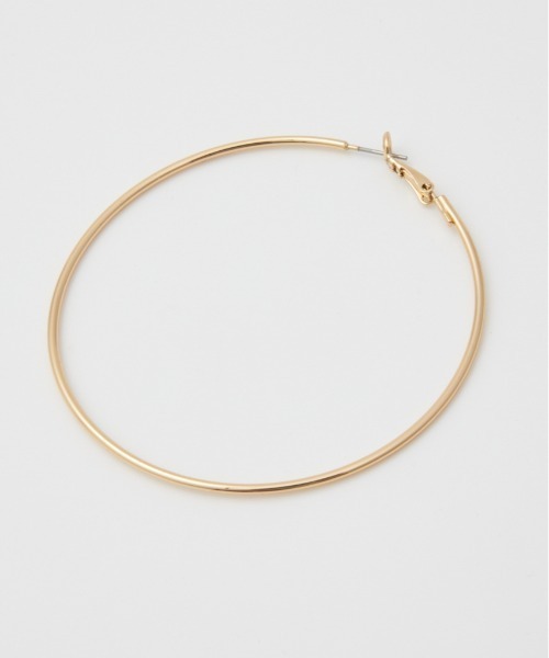 SLY（スライ）の「THIN HOOP P EARRING シン フープピアス イヤリング（ピアス（両耳用）・レディース・ゴールド/シルバー・FREE）」の10枚目の写真