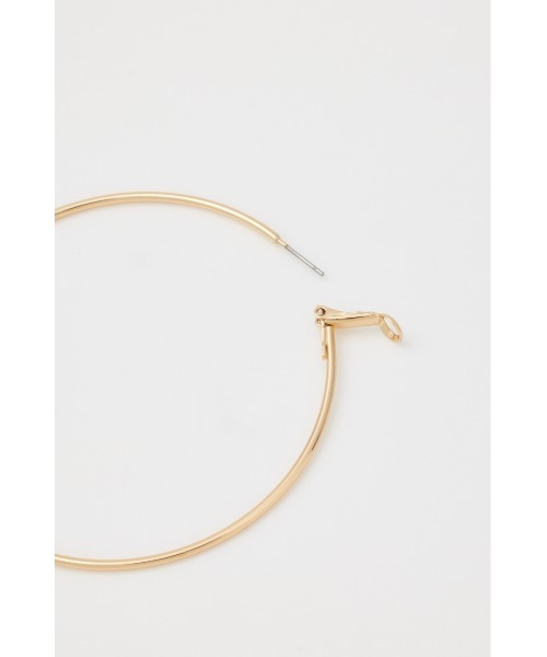 SLY（スライ）の「THIN HOOP P EARRING シン フープピアス イヤリング（ピアス（両耳用）・レディース・ゴールド/シルバー・FREE）」の13枚目の写真
