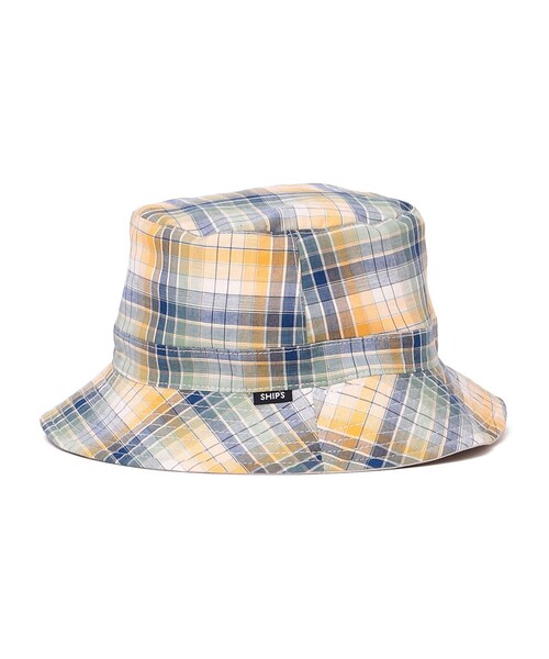 SHIPS（シップス）の「SHIPS KIDS:チェック リバーシブル バケット ハット（ハット・キッズ・ネイビー・XX-SMALL/X-SMALL/SMALL）」の2枚目の写真