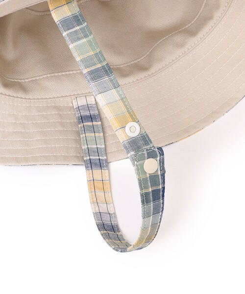 SHIPS（シップス）の「SHIPS KIDS:チェック リバーシブル バケット ハット（ハット・キッズ・ネイビー・XX-SMALL/X-SMALL/SMALL）」の4枚目の写真