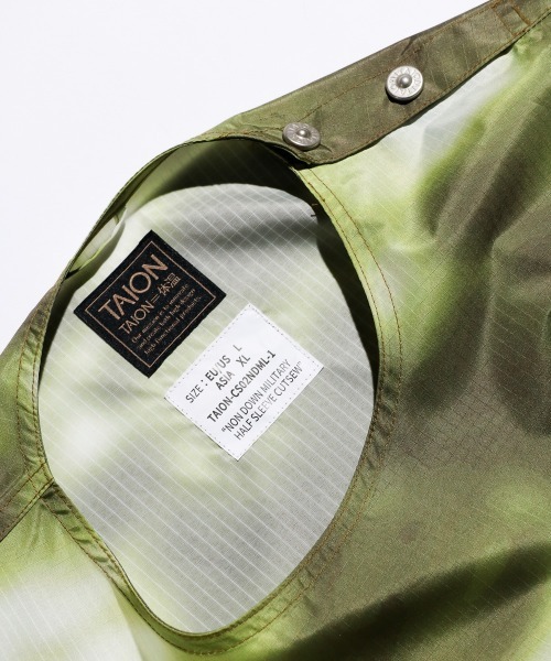 TAION（タイオン）の「TAION/タイオン MILITARY RIPSTOP TEE ミリタリーリップストップTEE（Tシャツ/カットソー・メンズ・グリーン/ダークネイビー/ブラック/オリーブ/オフホワイト/その他1・LARGE/XX-LARGE/X-LARGE/MEDIUM）」の8枚目の写真