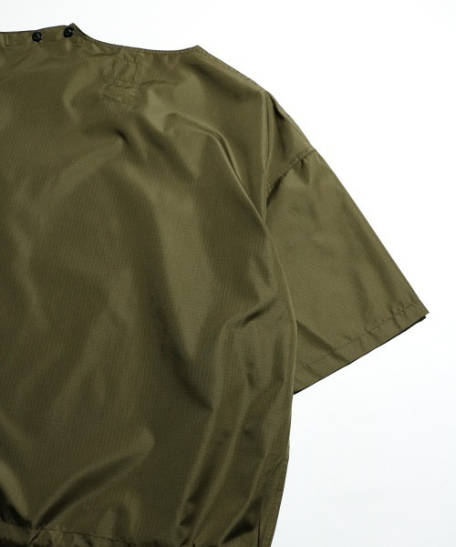 TAION（タイオン）の「TAION/タイオン MILITARY RIPSTOP TEE ミリタリーリップストップTEE（Tシャツ/カットソー・メンズ・グリーン/ダークネイビー/ブラック/オリーブ/オフホワイト/その他1・LARGE/XX-LARGE/X-LARGE/MEDIUM）」の10枚目の写真