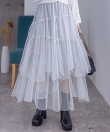 clear | ランダムティアードラメチュールスカート≪2024SS新作≫(スカート)