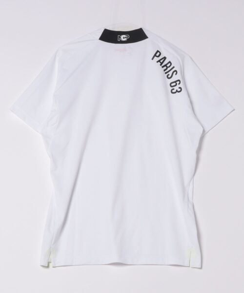 NO COMMENT PARIS(ノーコメントパリ)の「【NCP】 トリコット ロゴモックネックTEE(Tシャツ/カットソー・メンズ・ブラック/ホワイト・3/2/4)」の3枚目の写真