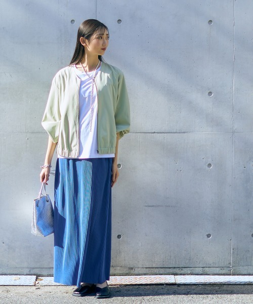 slattgir(スラットジール)の「高身長 プリーツストレートスカート(トールサイズ)Essenave(スカート・レディース・ブラック/グリーン/ブルー/グレー系/ライトグリーン/ライム/ブラウン・LL/3L/M/L/4L/5L/S)」の17枚目の写真