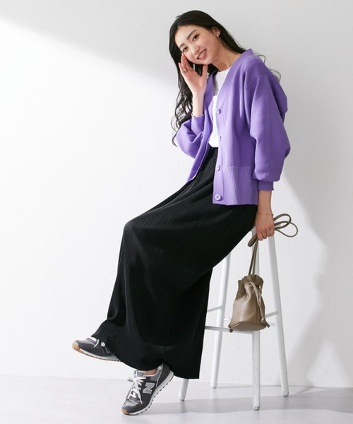 slattgir(スラットジール)の「高身長 プリーツストレートスカート(トールサイズ)Essenave(スカート・レディース・ブラック/グリーン/ブルー/グレー系/ライトグリーン/ライム/ブラウン・LL/3L/M/L/4L/5L/S)」の19枚目の写真