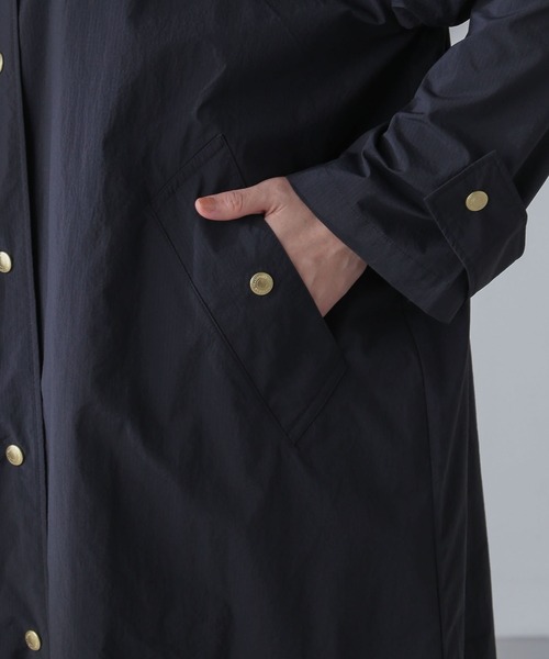 新品★Traditional Weatherwear ナイロンコート 黒 トラディショナルウェザーウェア Traditional Weatherwear BEAMS別注