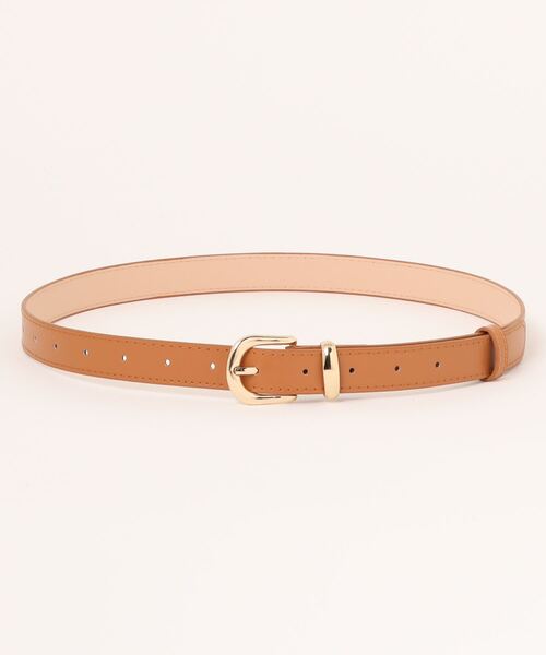 florist（フローリスト）の「定番ボリュームバックル細めレザーベルト（ベルト・レディース・モカ/ブラック/キャメル/ワインレッド・ONESIZE）」の7枚目の写真