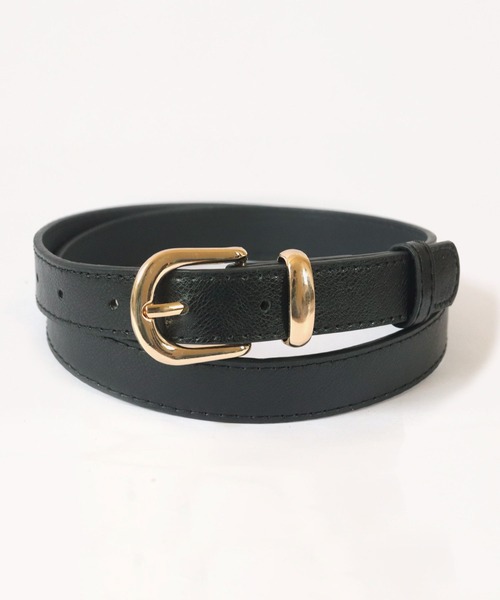 florist（フローリスト）の「定番ボリュームバックル細めレザーベルト（ベルト・レディース・モカ/ブラック/キャメル/ワインレッド・ONESIZE）」の17枚目の写真