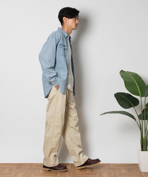 EDWIN（エドウィン）の「EDWIN(エドウィン)【メンズ】ワイドストレートチノパンツ（その他パンツ・メンズ・キナリ・M/XL/L）」の14枚目の写真