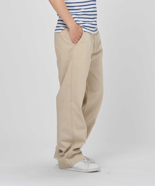 EDWIN（エドウィン）の「EDWIN(エドウィン)【メンズ】ワイドストレートチノパンツ（その他パンツ・メンズ・キナリ・M/XL/L）」の2枚目の写真