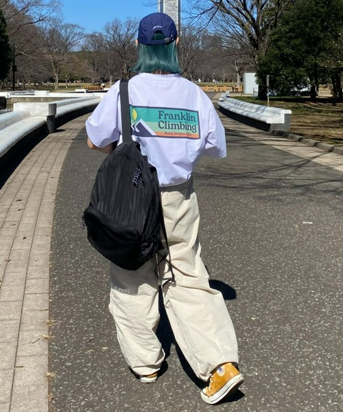 Franklin Climbing(フランクリンクライミング)の「【Franklin Climbing】ユニセックスバックロゴ半袖Tee(Tシャツ/カットソー・メンズ・ホワイト/ブラック/オレンジ/レッド/グレー・MEDIUM/LARGE/X-LARGE)」の8枚目の写真