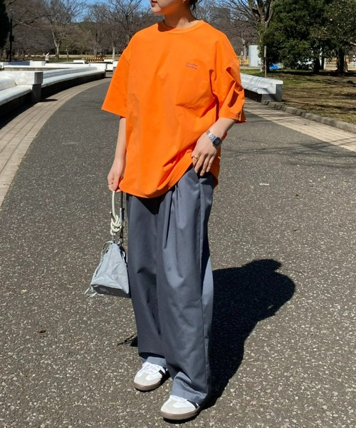 Franklin Climbing(フランクリンクライミング)の「【Franklin Climbing】ユニセックスバックロゴ半袖Tee(Tシャツ/カットソー・メンズ・ホワイト/ブラック/オレンジ/レッド/グレー・MEDIUM/LARGE/X-LARGE)」の18枚目の写真