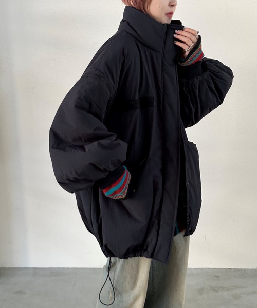 ジーナシス　ソデ2WAY M-65コート黒 モッズコート ボリュームスリーブ JEANASIS｜ソデ2WAY M-65コート | Rakuten Fashion(楽天