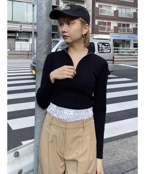 MURUA（ムルーア）の「ダブルウエストワイドパンツ【2WAY】（その他パンツ・レディース・ブラック/グレー/ベージュ・2/1）」の17枚目の写真