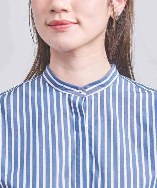 ユナイテッドアローズ バックプリーツ 五分袖 ブラウス 38 UNITED ARROWS LTD. OUTLET｜バックプリーツ 五分袖 ブラウス