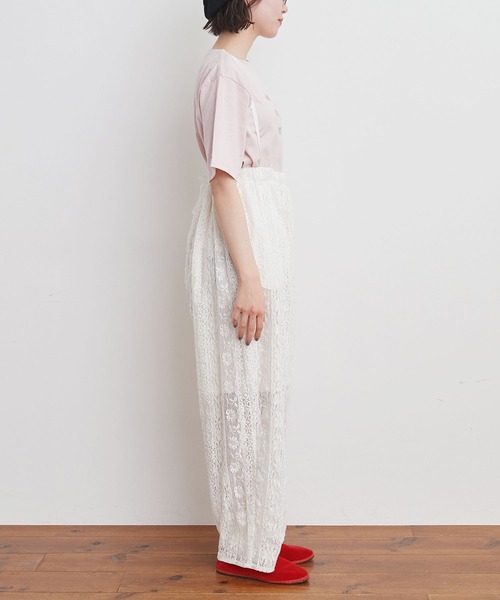 fig L London Carol pants ホワイト fig London（フィグロンドン）の「Carol pants（その他パンツ）」 - WEAR