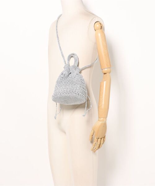 LOWRYS FARM(ローリーズファーム)の「メタリックアミキンチャクショルダー 994209(ショルダーバッグ・レディース・グレー/ブルー/ピンク・FREE)」の20枚目の写真